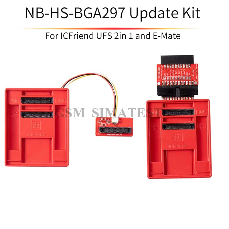 ICFRIEND NB- HS- BGA 297 Aadapter Update Kit Free Updates UFS 2 in 1 and eMMC with mipi Box Z3X Easy Jtag |