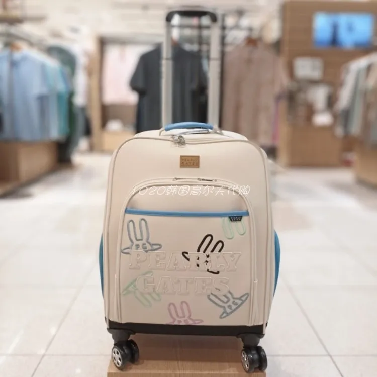 

Golf Bags Wheeled Pullbar Clothes Boston Bags 2023 Women Men Caddy Luggage Bag Wheel Puller Box Clothing Bag