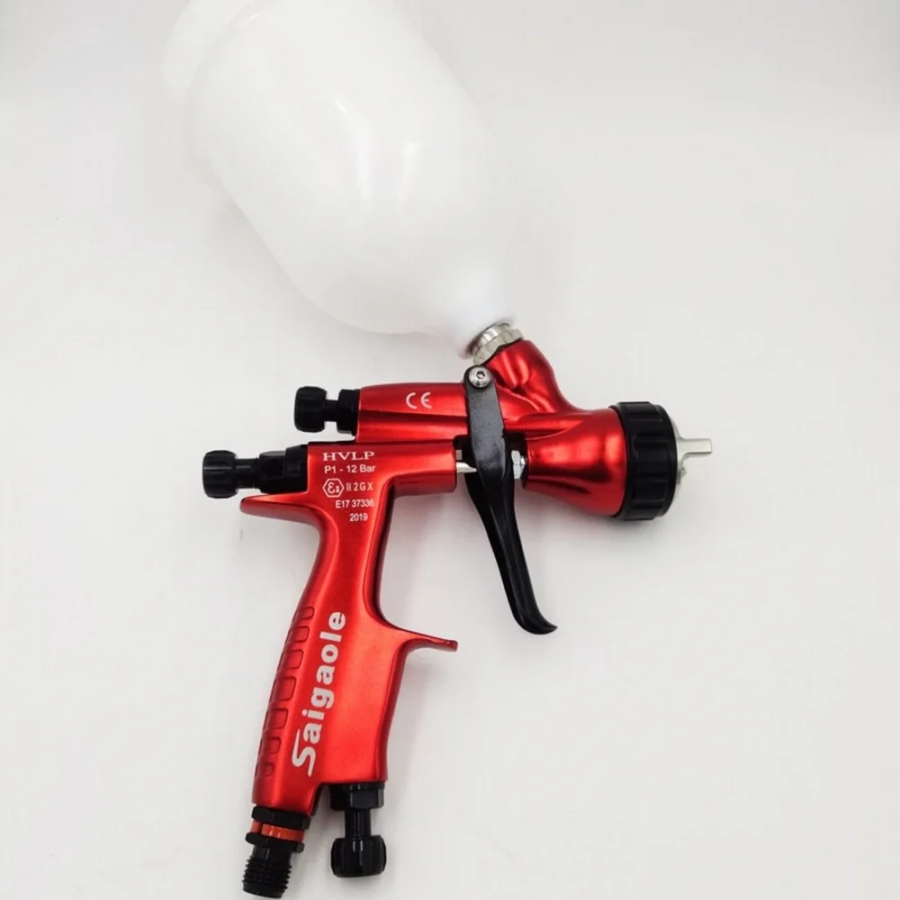 

Профессиональный пистолет-распылитель HVLP с соплом 1,3 мм, пистолет-распылитель краски с чашкой 600 мл для автомобильной краски, гравитационные инструменты