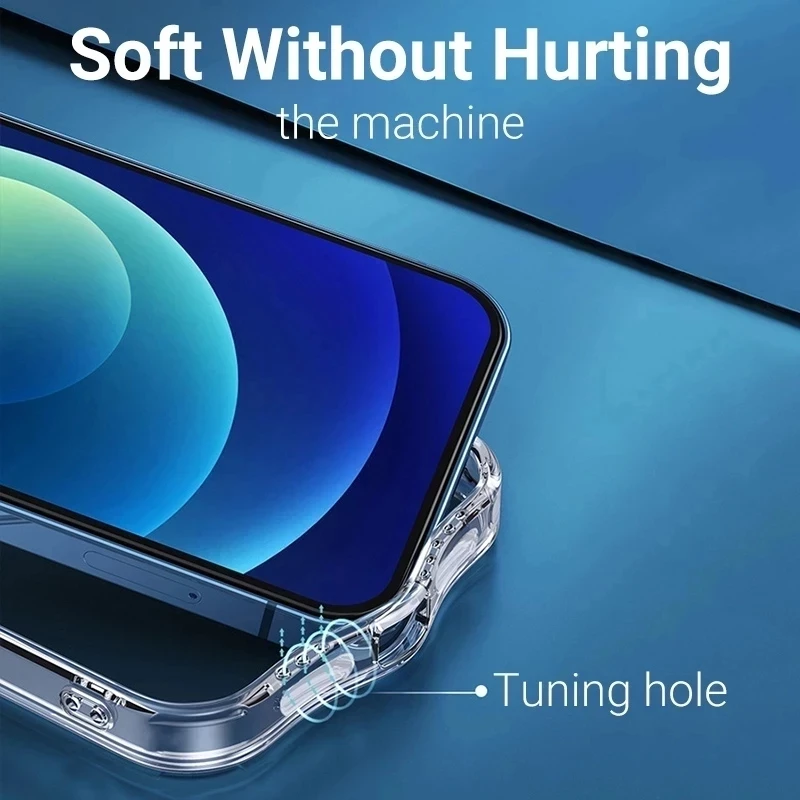 Original For Magsafe Magnetic Transparent Case For iPhone 13 12 mini 11 14 Pro Max 8 Plus SE X XR XS MAX Wireless Charging Cover