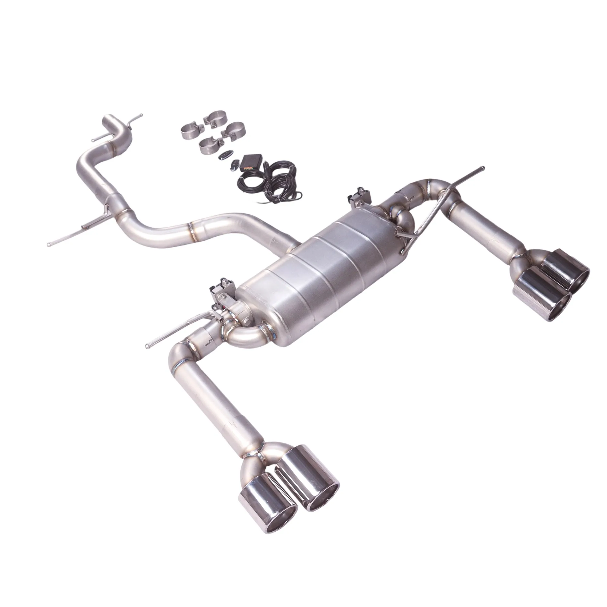 Выхлопная система Catback с электроклапаном для Volkswagen EOS 2.0T из нержавеющей стали 304 (art.: 3920dbff378f8) - 3920dbff378f8