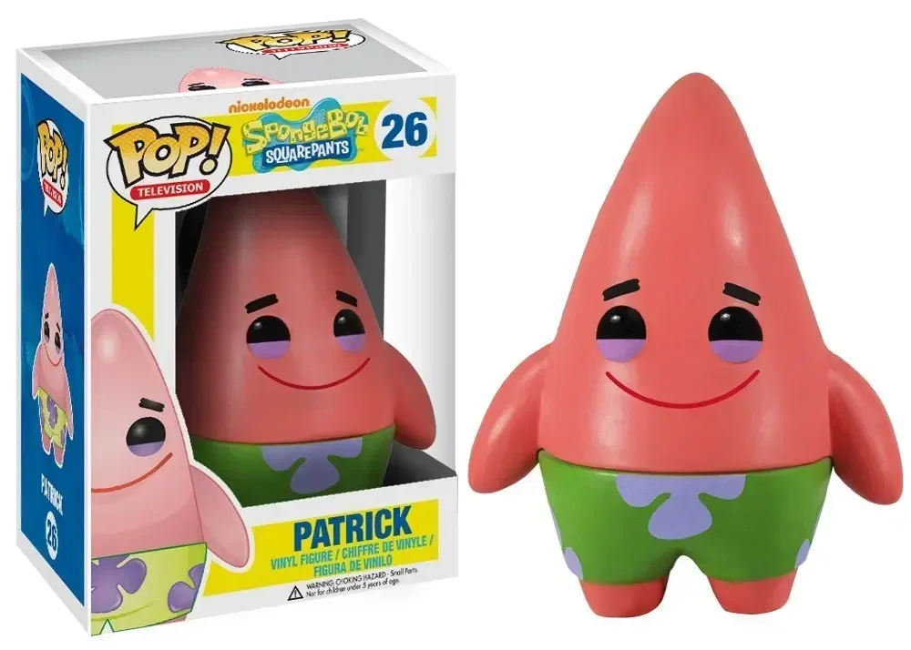 FUNKO POP SQUIDWARD 26 # ПАТРИК 27 Мистер Крабс 29 Фигурка из ПВХ коллекционная модель игрушки