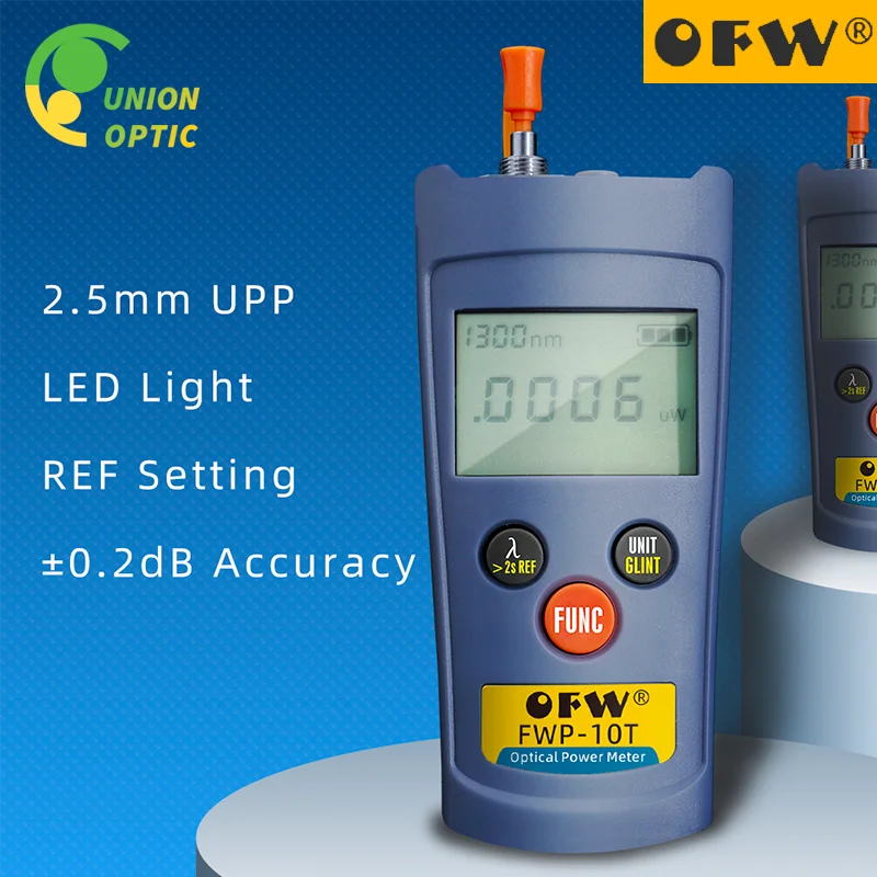 

FTTH Fiber Optical Power Meter Optic Cable Tester -70~ 6/ -50~ 26dBm OPM FC/SC/ST Connector