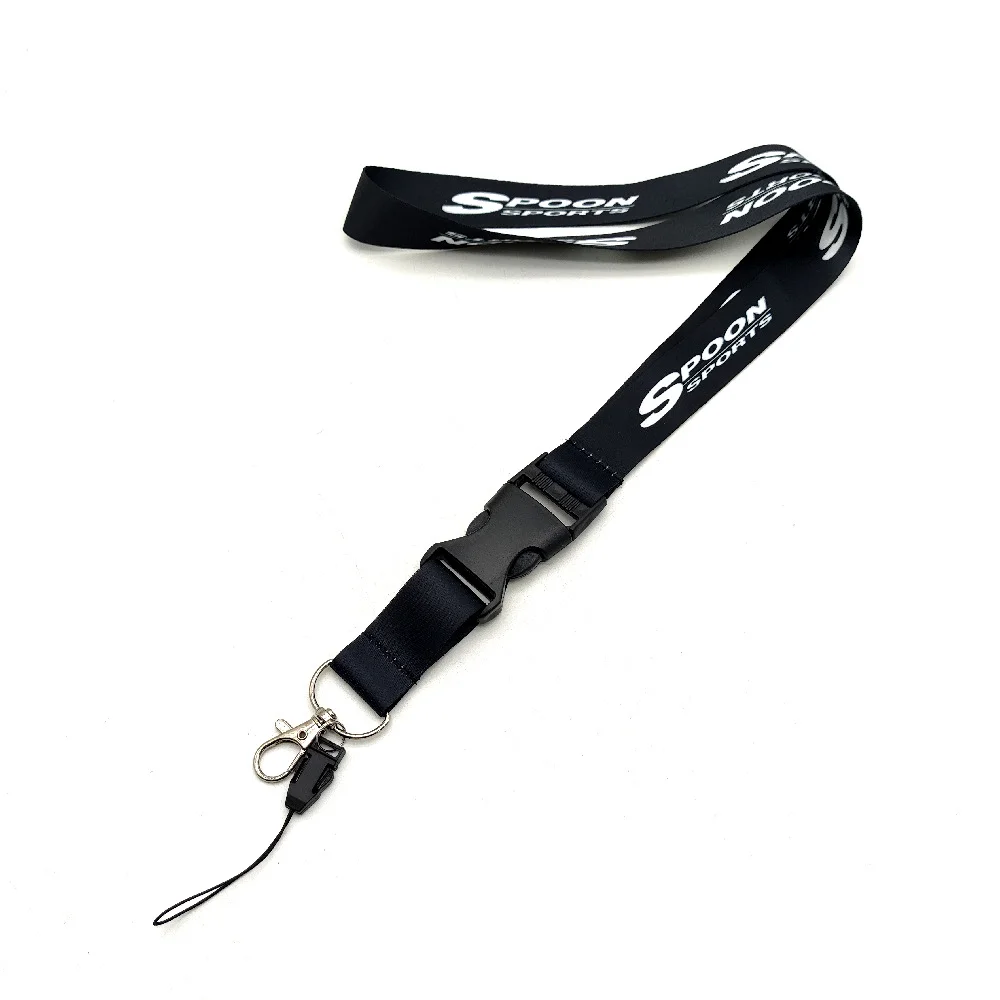 

Мотоциклетный ремешок для Honda Spoon Sports TYPE ONE, модифицированный нейлоновый брелок на шею, брелок для мобильного телефона, удостоверение личности, подвесной веревочный брелок для ключей