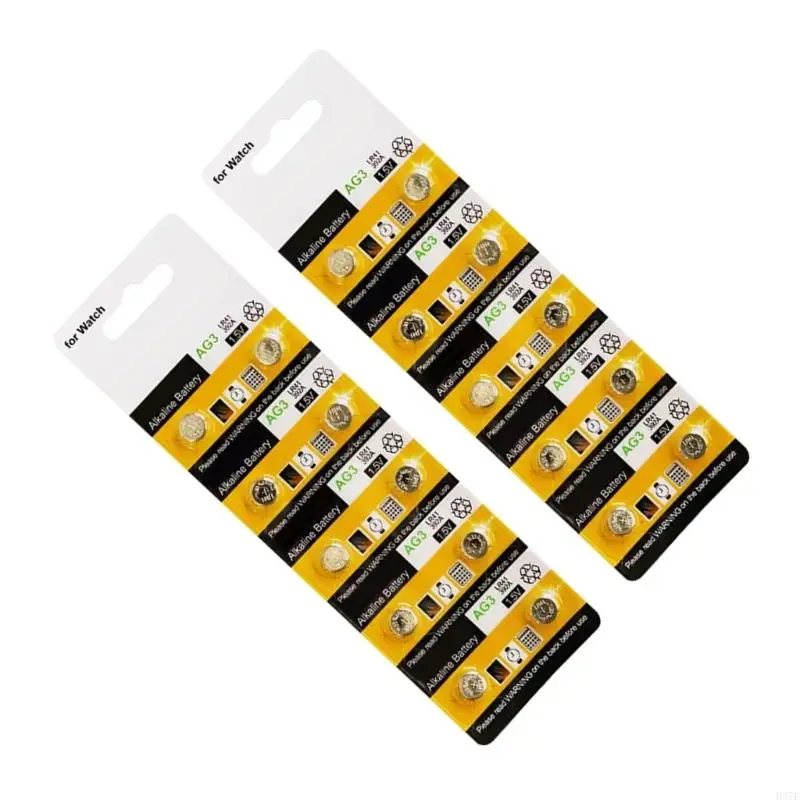 Кнопочные батарейки OOTDTY LR41 AG3 1 5 В 20 шт