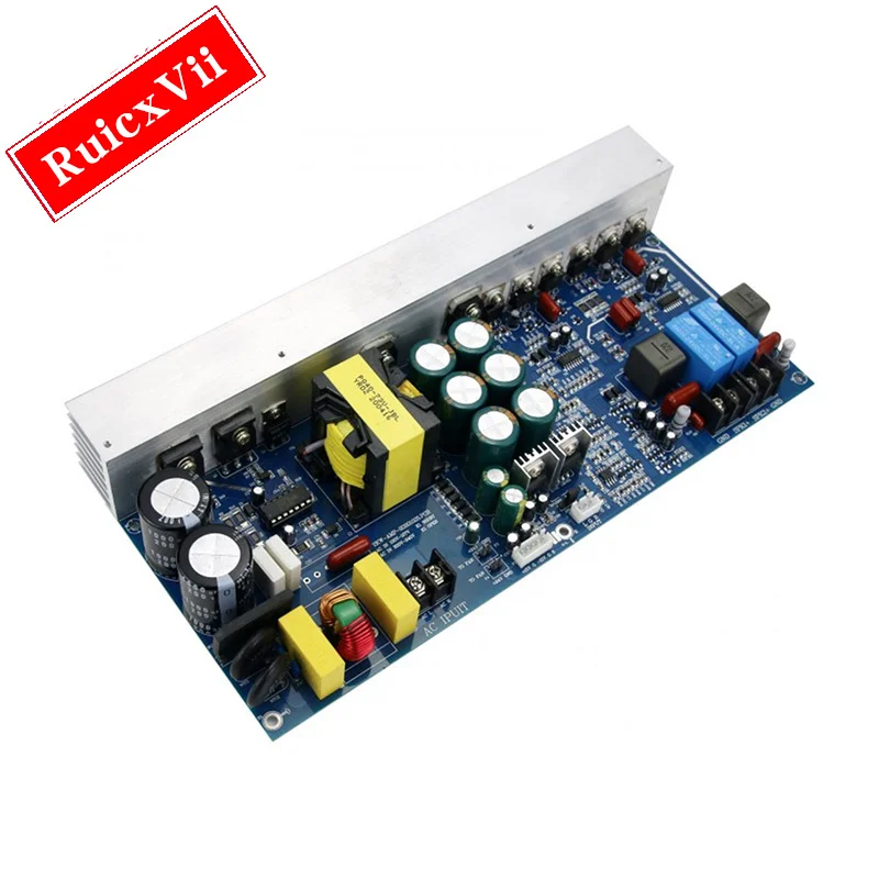 

Цифровой усилитель высокой мощности, 1000 Вт, плата импульсного источника питания, моноканальная интегрированная аудиоплата класса D для дома «сделай сам»