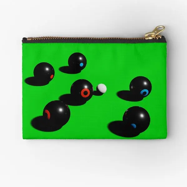 

Lawn Bowls Zipper Pouches Packaging Men Key Underwear Socks Storage Small Cosmetic Bag Money Coin Wallet Pure Panties Pocket