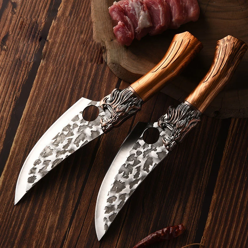 Нож для обвалки мяса из нержавеющей стали нож мясника ручной работы кованый