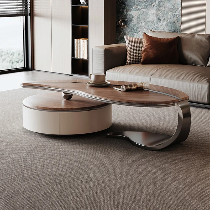 Кофейный столик с регулируемой высотой компьютерный современный Кофи-столик для