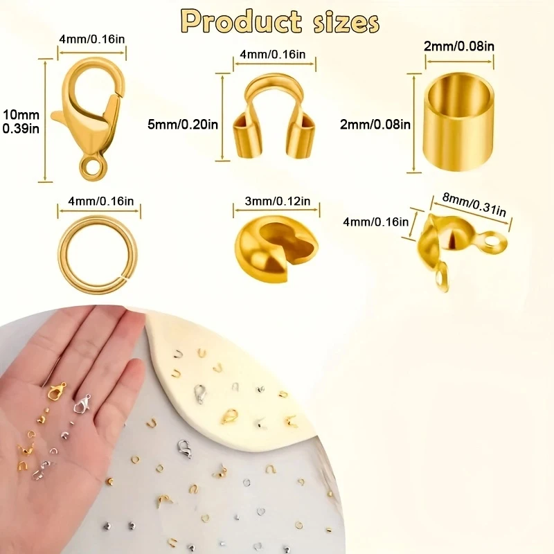 Набор фурнитуры для ювелирных изделий в ассортименте