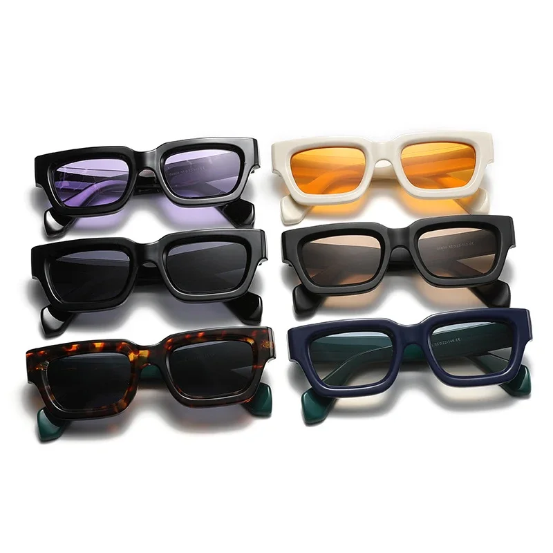 Модельер Квадратные солнцезащитные очки для женщин и мужчин новые с