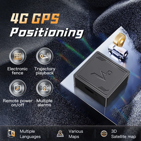 APWIKOGER 4G GPS-трекер для автомобиля, детей, домашних животных