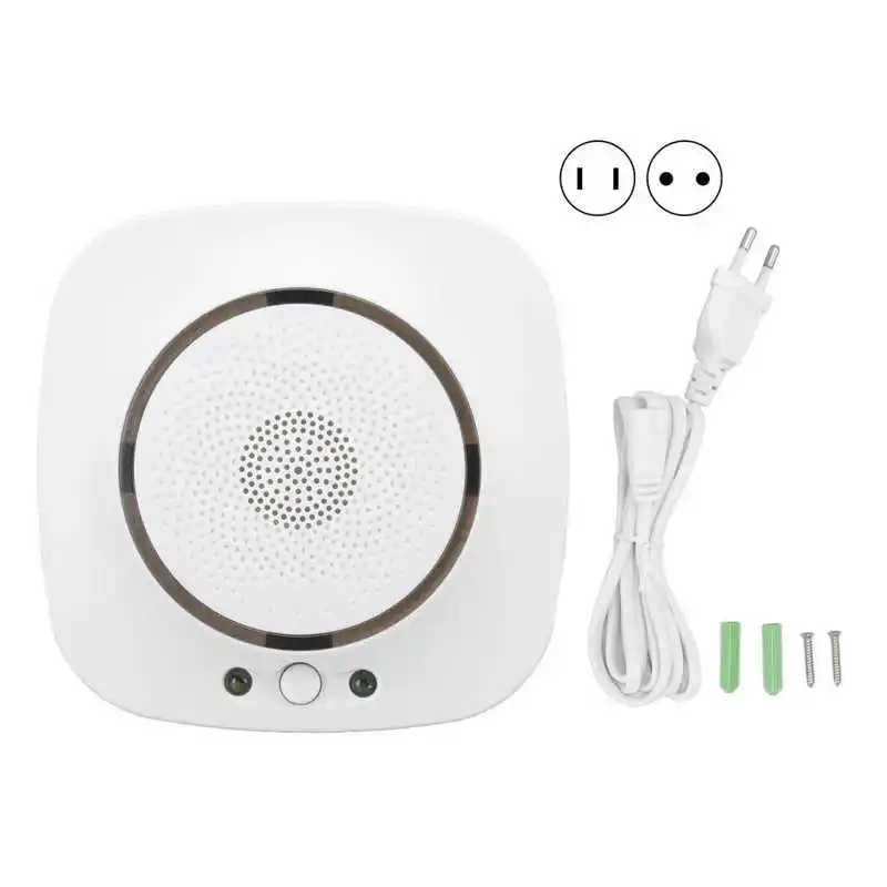 

Smart Fire Smoke Alarm APP Remote Control Faster Response 85dB Real Time WiFi Smoke Detector for Home 110V‑230V