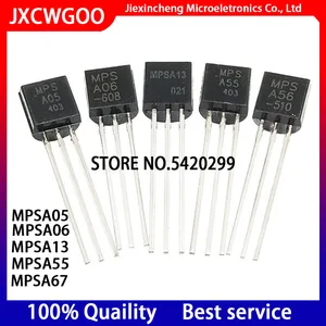 50PCS New MPSA05 MPSA06 MPSA13 MPSA55 MPSA56 A05/A06/A13/A55/A56 TO92 Transistor