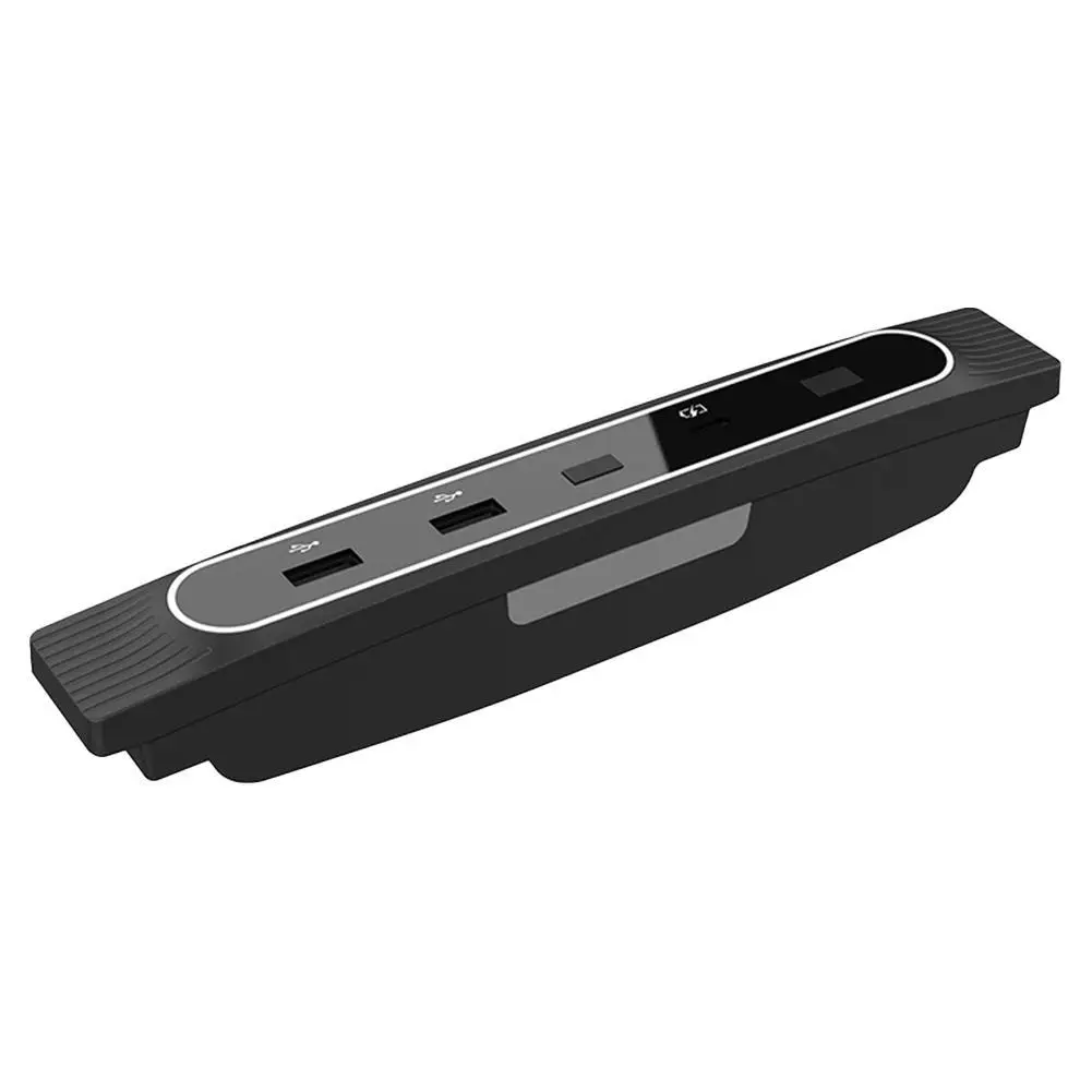 

for Tesla Model Y/model 3 Expansion Dock Digital Display Center Control Expansion Dock Colorful Atmosphere PD27W Multi-port