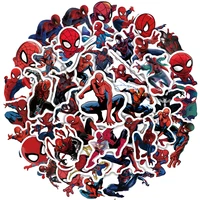 50 new marvel hero characters spider man graffiti stickers water cup trolley case skateboard stickers waterproof stickers