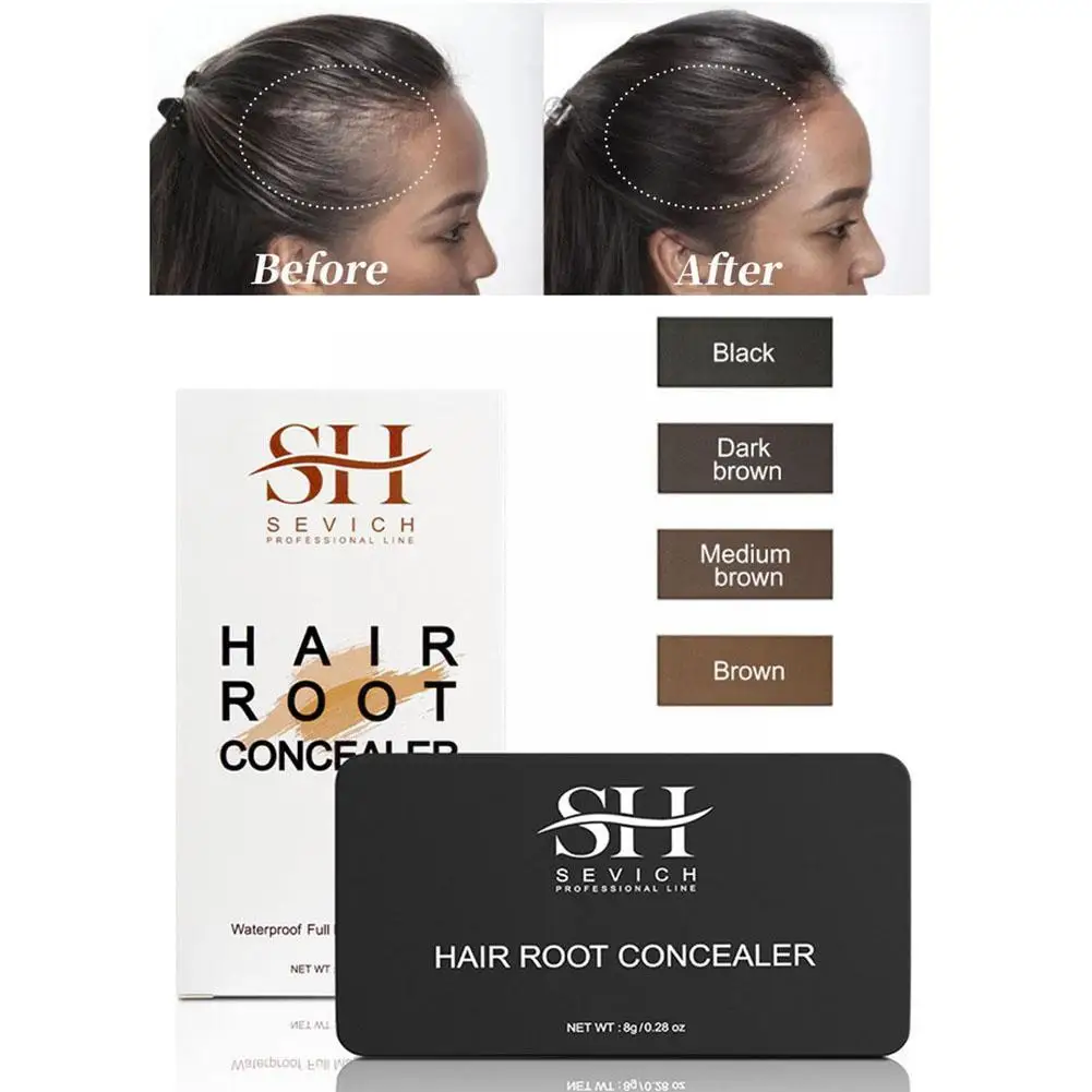 

4 Colors Waterproof Hair Shadow Powder Hair Root Cover In Up Line Powder Concealer Repair Fill Hair V2P6