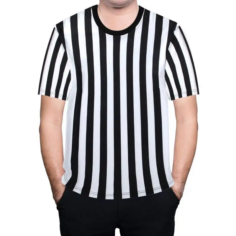 

Футбольная версия, Экипировка для рефери, черно-белая полоса, баскетбол, футбол, хоккей, армейский турнир для Хэллоуина, косплей