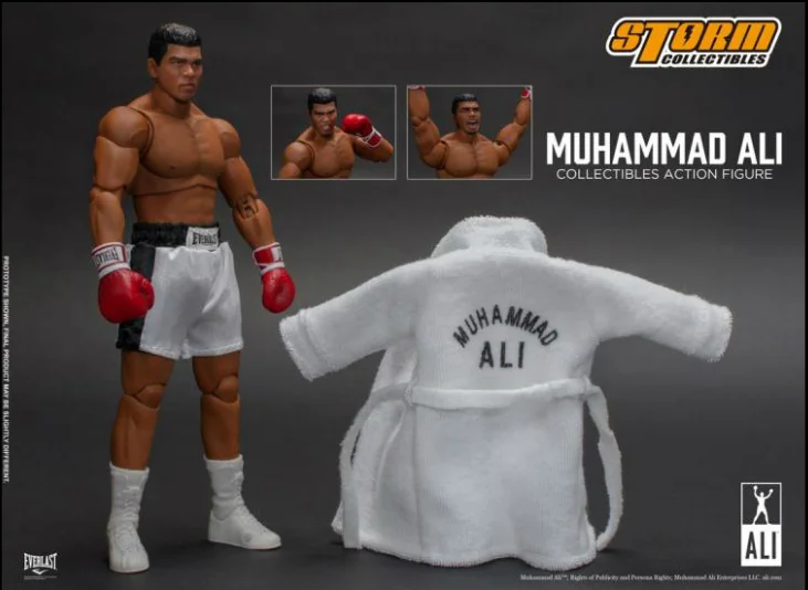 Storm Toys 1/12 Heavyweight Boxing Champ Muhammad Ali Three Head Carvings Full Set 6" Action Figure In Stock