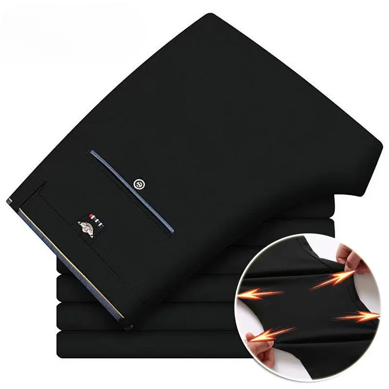 Брюки мужские классические эластичные Костюмные штаны для работы и офиса