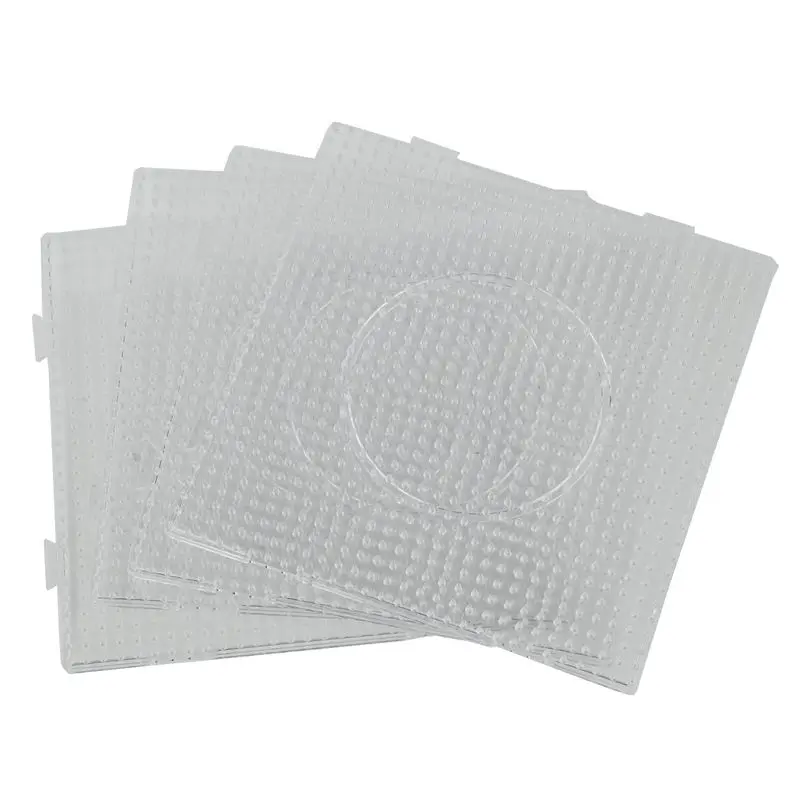 

4pcs ABC Clear 145x145mm Square Large Pegboards Board for Hama Fuse Perler Bead