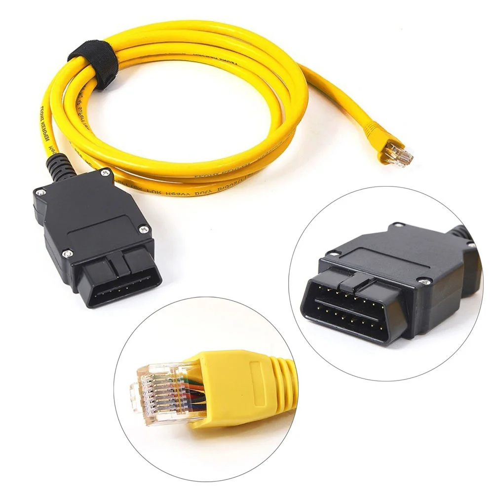 

2M Long Interface Cable for Ethernet to OBD Interface Cable E-SYS ICOM Coding F-series For BMW ENET