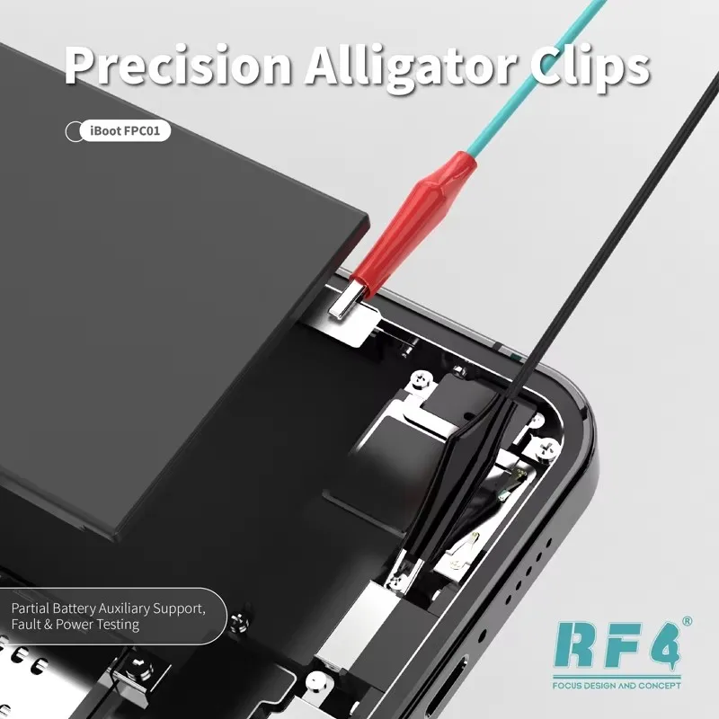 Фото Кабель для запуска без батареи RF4 iBoot FPC01 для iPhone серий 8-17, инструмент для тестирования тока питания и ремонта телефонов №4