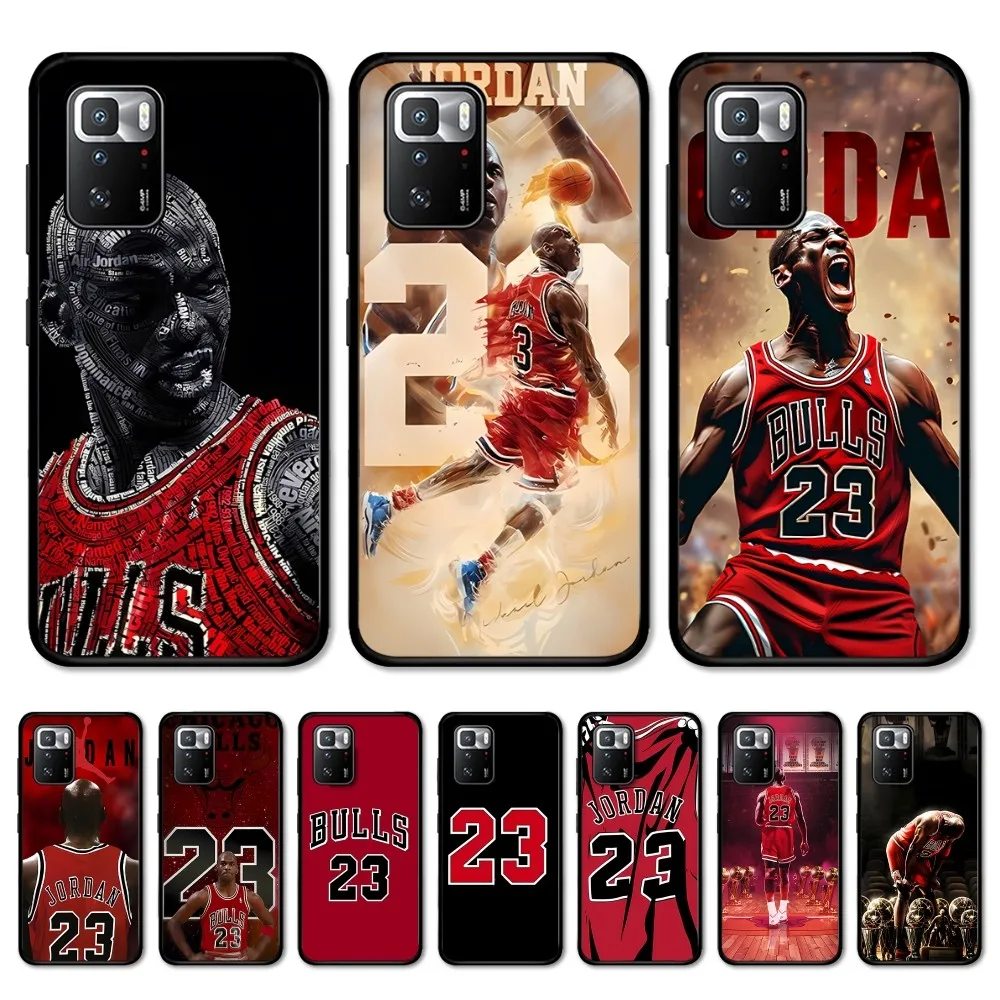 Чехол для телефона Basketball M-Michaell-J-Jordan Redmi Note 4 X 5 A 6 7 8 T 9 9S 10 11 11S 11Epro Poco M3 Pro