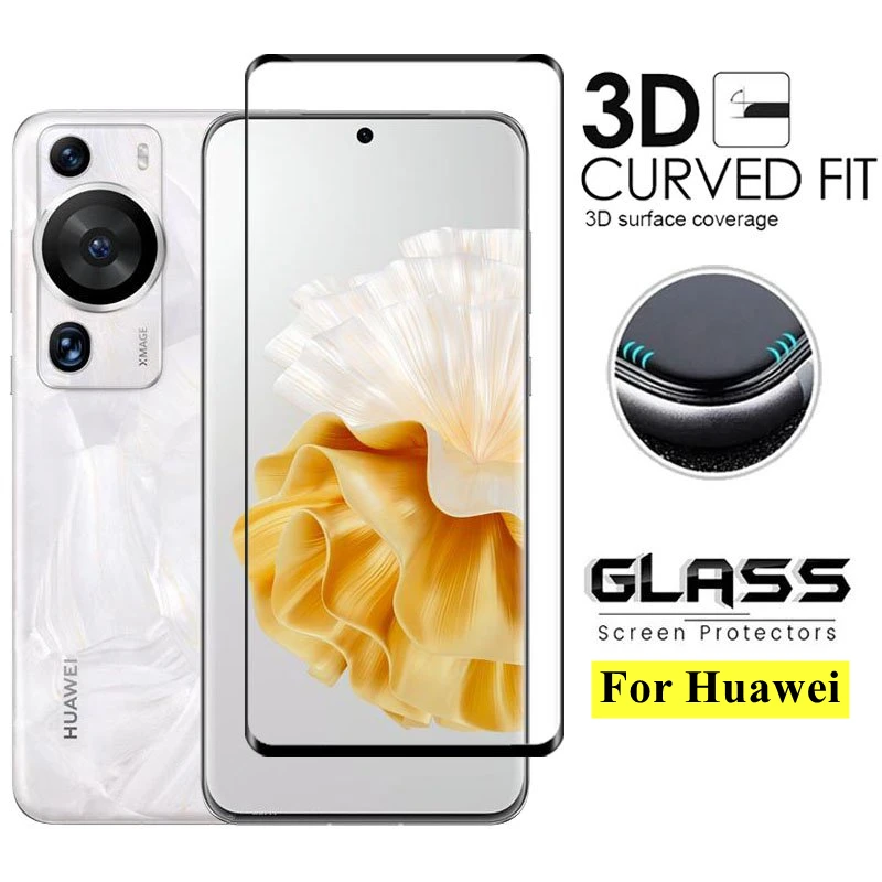 Full Cover Glass For Huawei P60 Pro Screen Protector For Huawei P60 Pro Tempered Glass Protective Phone Lens Film Huawei P60 Pro