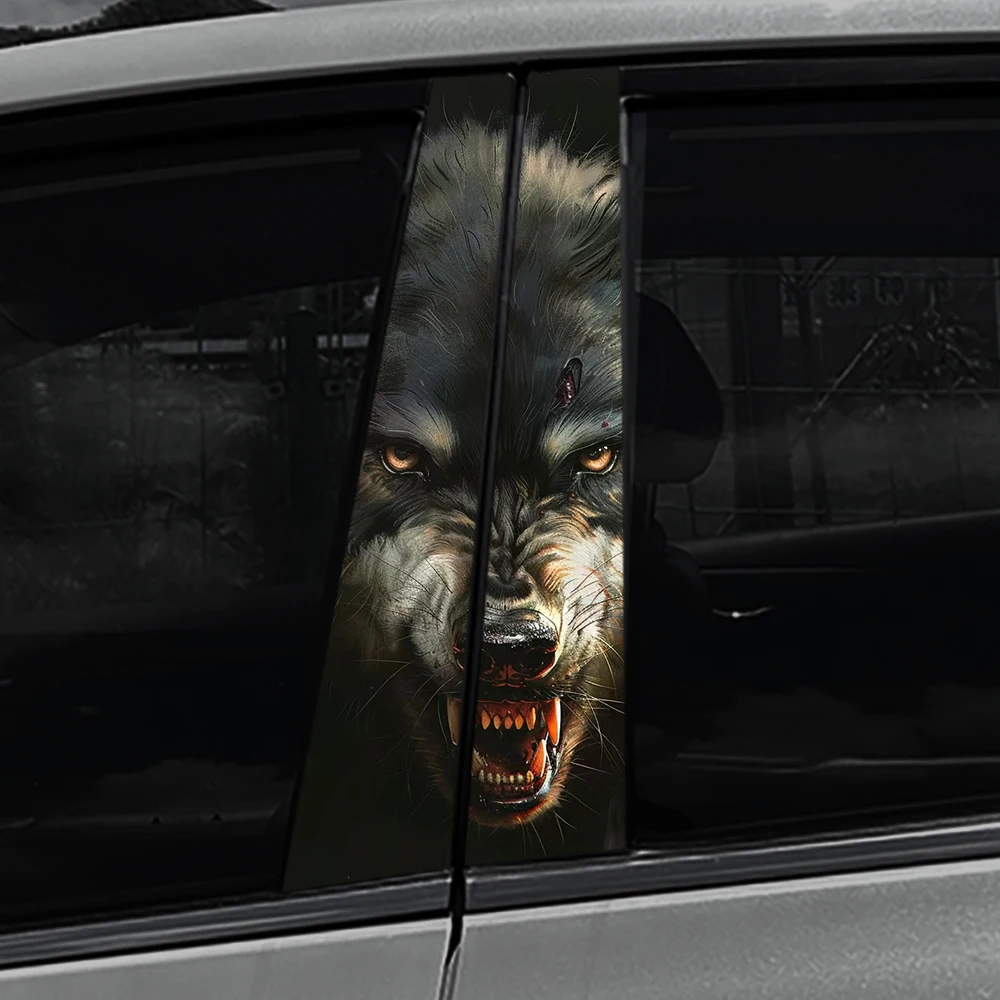 1/2 шт. водонепроницаемые автомобильные наклейки волк