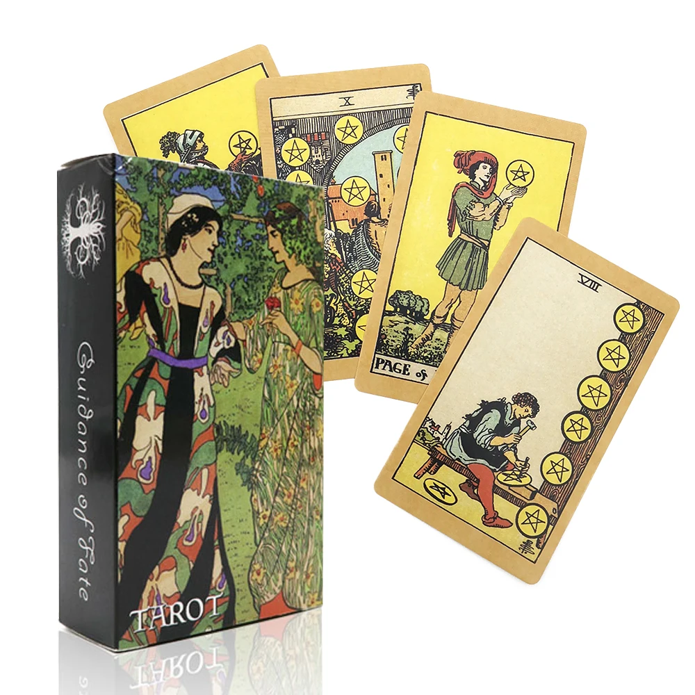 

board game smith Tarot Cards divination English Version oracle cards Deck For Family party Fun Playing Card Game Gift