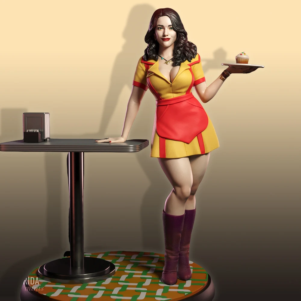 Фигурка Kat Dennings 1:24 миниатюрная модель из смолы комплект неокрашенной пластиковой