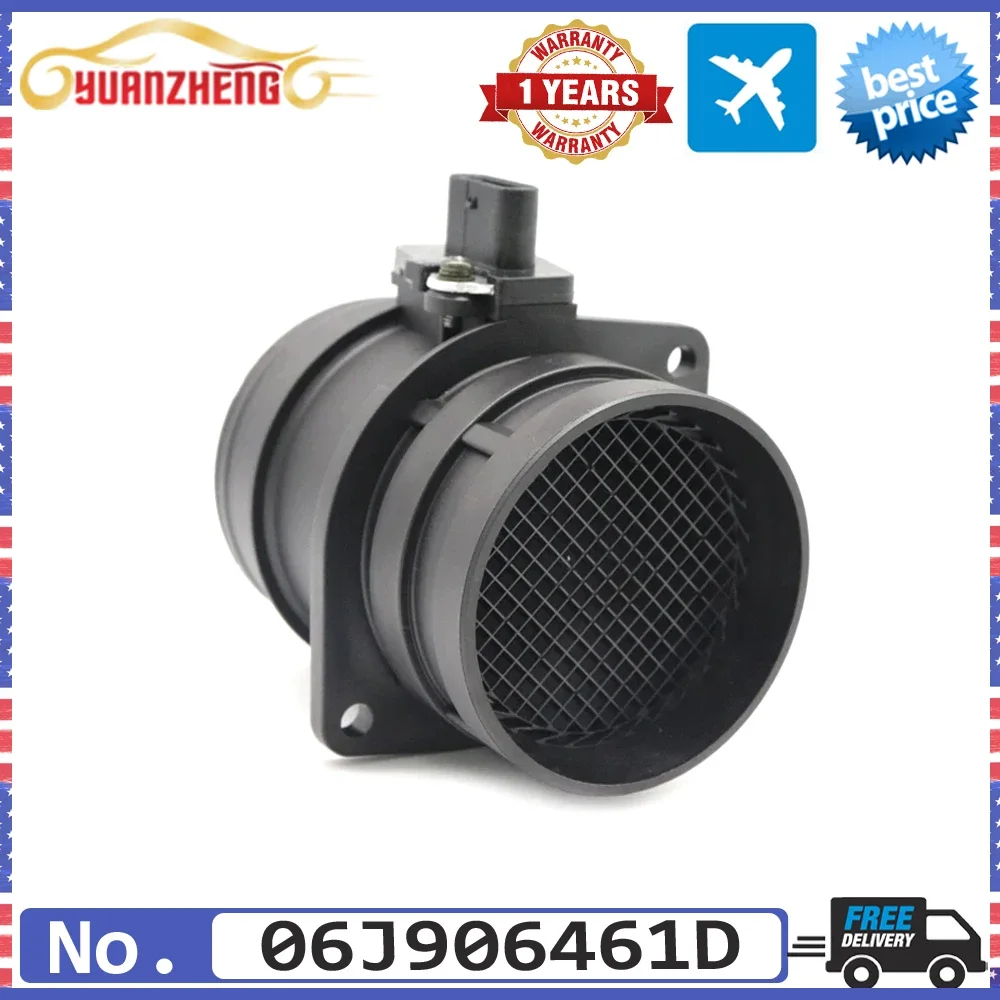 Новый датчик массового расхода воздуха 06J906461D для Skoda Seat Volkswagen Golf Je tta Passat CC Tiguan Audi A3