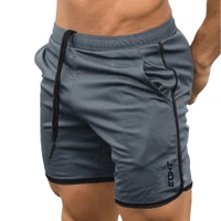 fitness mens shorts summer new zipper quick drying sports shorts running slim shorts men