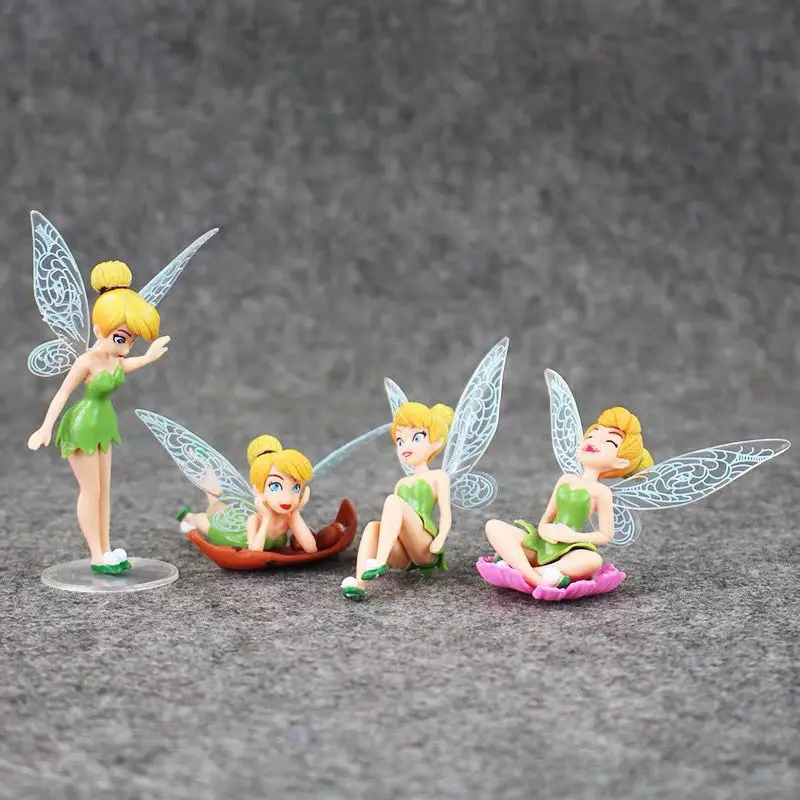 

6 pcs/set Disney Cartoon Angel Miniature Fairy Garden Cake Decor Baking Tool toy