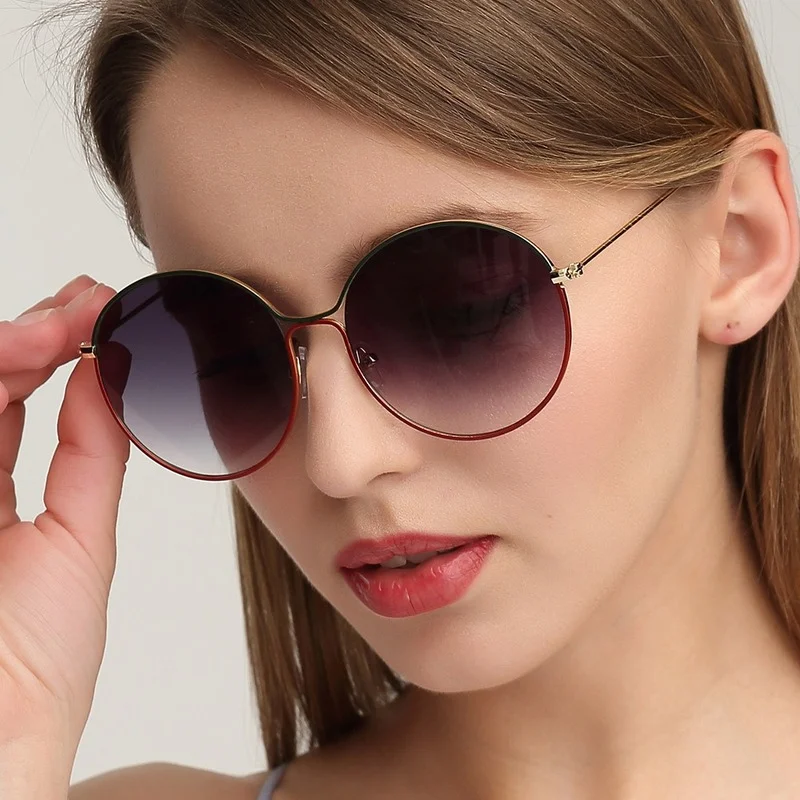 

2019 Luxury Round Retro Sunglasses Women Cat Brand Designer Eye Sun Glasses Fro Women Sunglasses Street Beat Oculos De Sol Gafas