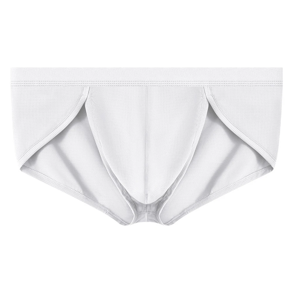 Мужское сексуальное повседневное нижнее белье брифы однотонные шорты