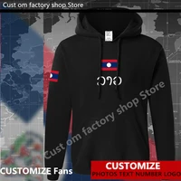 laos flag %e2%80%8bhoodie free custom jersey fans diy name number logo hoodies men women fashion loose casual sweatshirt