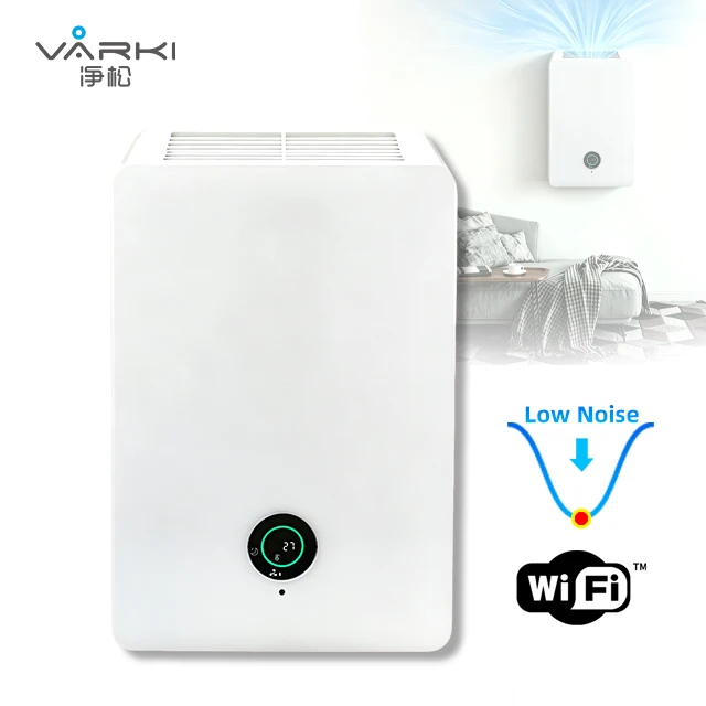 Фото Настенный вентилятор Varki Smart для подачи свежего воздуха, система циркуляции и вентиляции воздуха в помещении с 99,9% степенью очистки HEPA №5