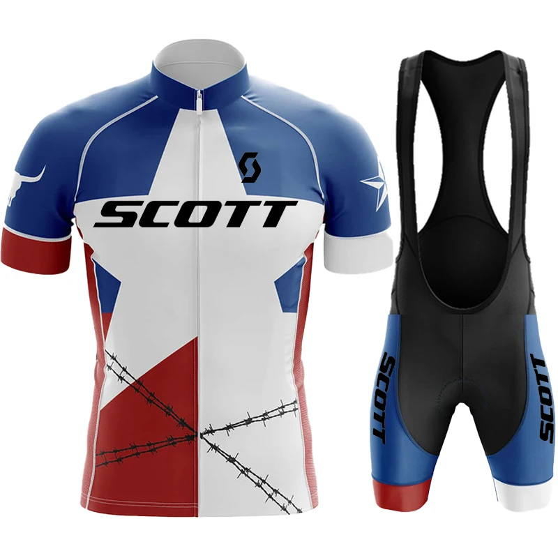 

Bikes Cycling Clothes Shorts Man Cycle Jersey Spring Summer Clothing Men Bib Men's Suit Professional Shirt Sport Set SCOTT Bike