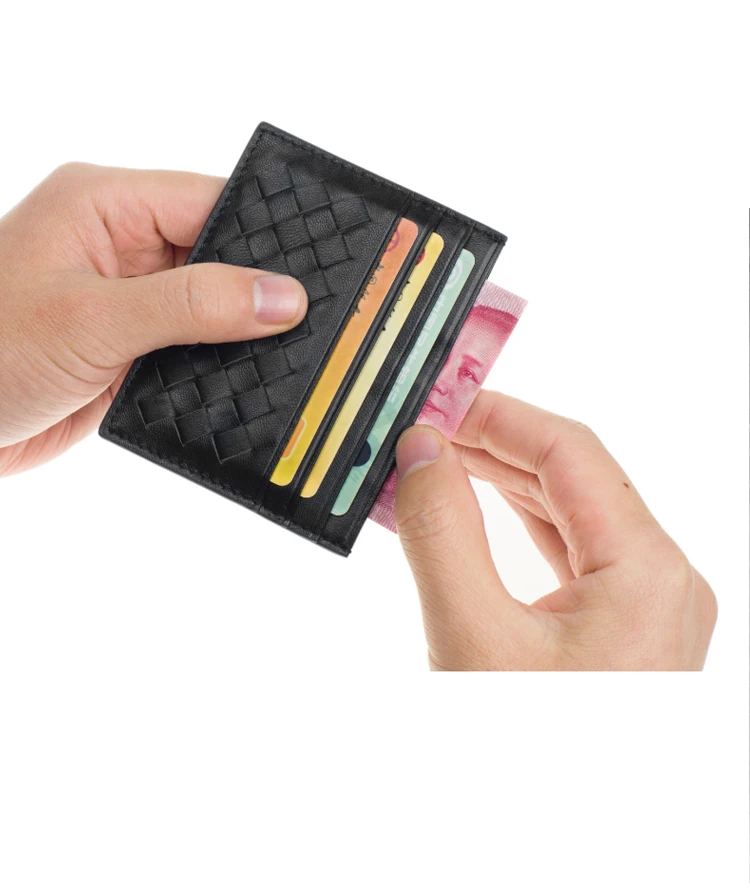 Slim Credit Card Holder Men Brand Business Card Multiple Card Slots Anti-Degaussing Simple Luxurious Women Men Cards Organizer