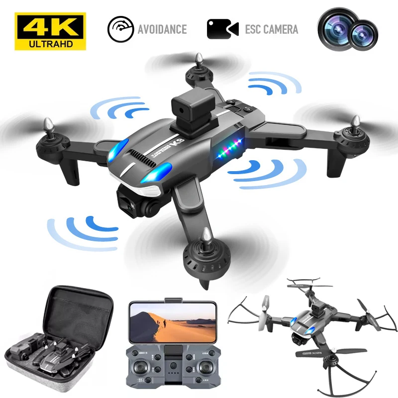 K8 Pro Drone4K HD Electronic Camera Obstacle Avoidance Foldable Quadcopter Optical Flow Positioning Professional Drone Toy