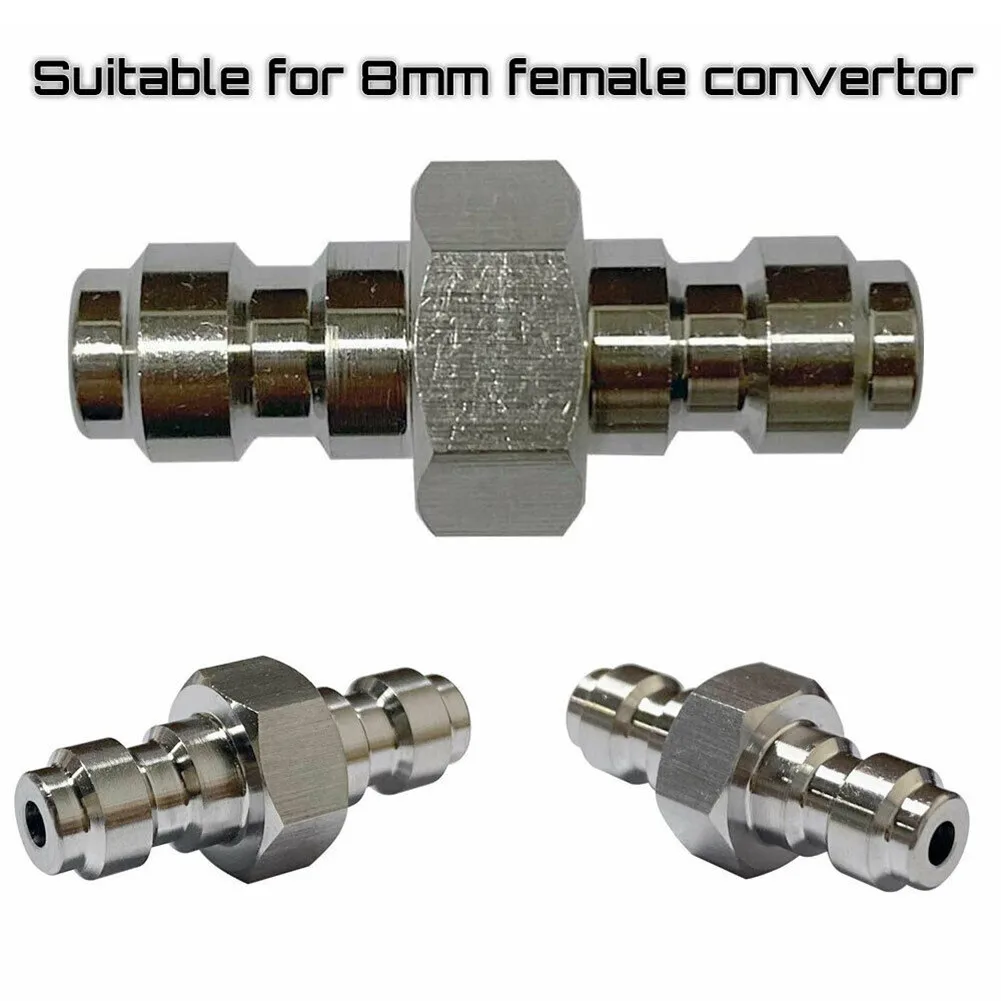 

1PC 8mm Double Male Quick Connect Adapter 4500 PSI Dual Male Quick Connect Adaptor Foster Fitting For Electrical Equipment