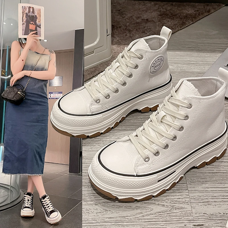 RALSWNAY Женские парусиновые вулканизированные туфли со шнуровкой и лоскутным