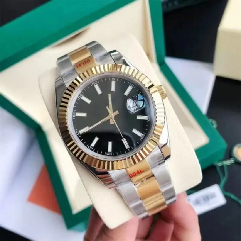 

41mm Suitable Men Women Luxury Brand Self-winding Mechanical Watch 904 stainless steel sapphire Oyster Clock Calendar M114300