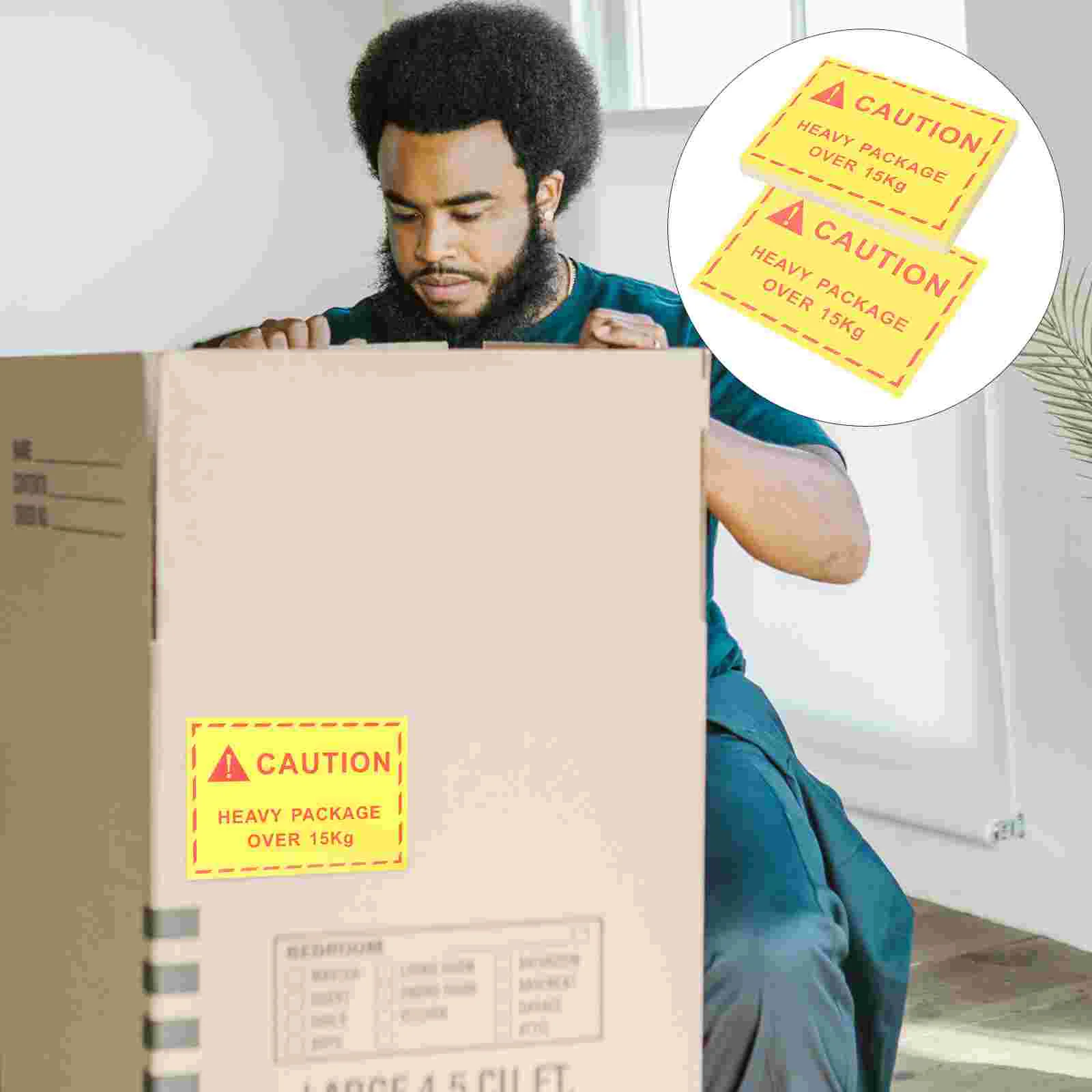 Рисунок 3 - наклейки для тяжелых предметов