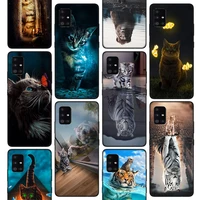 fashion animal big cat tiger phone case for samsung galaxy a50 a70 note 20 ultra 10 plus 9 8 a10s a20e a30 a40 a6 a7 a8 a9 so