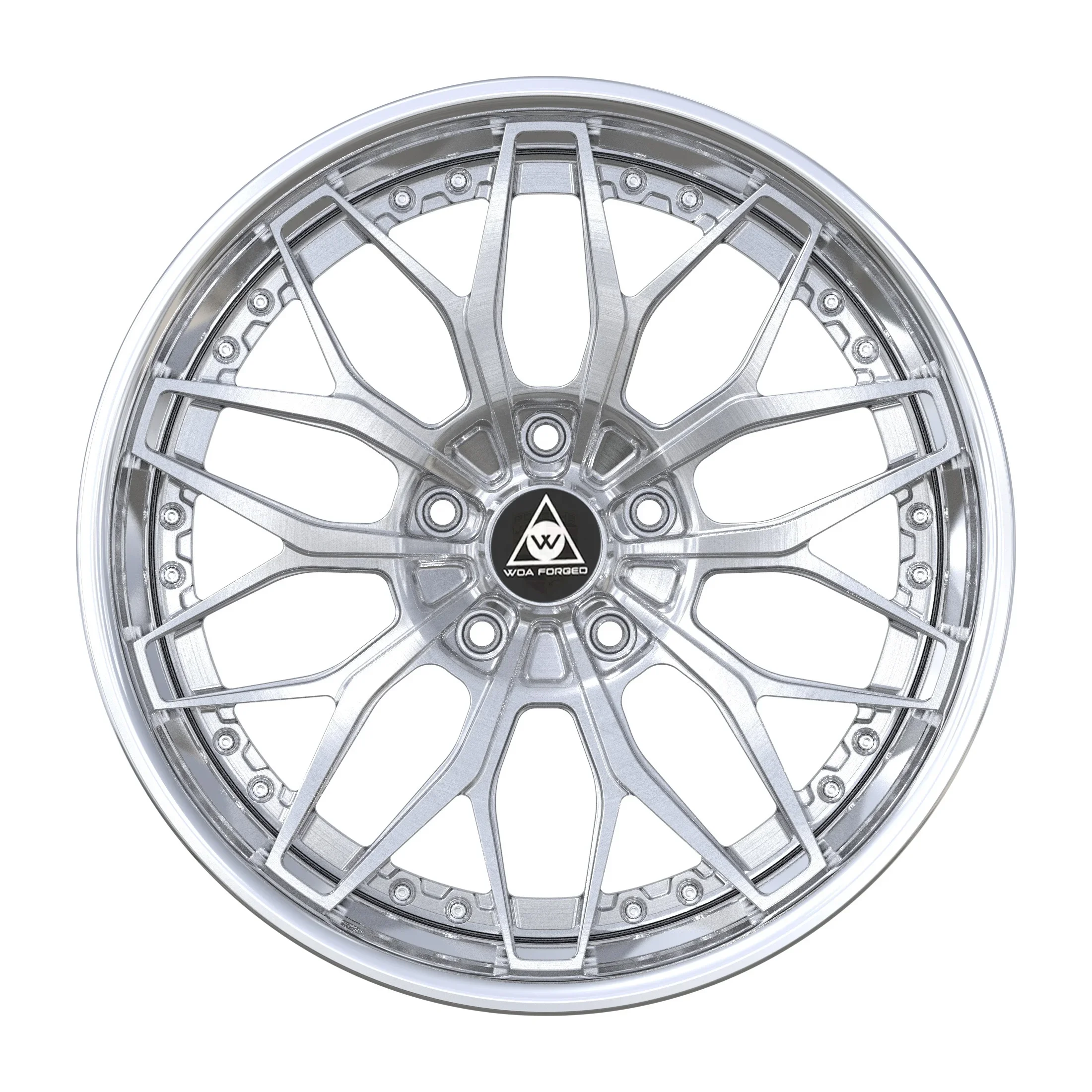 Кованые колеса из 2 предметов для легковых автомобилей 3 алюминиевые легкие 911