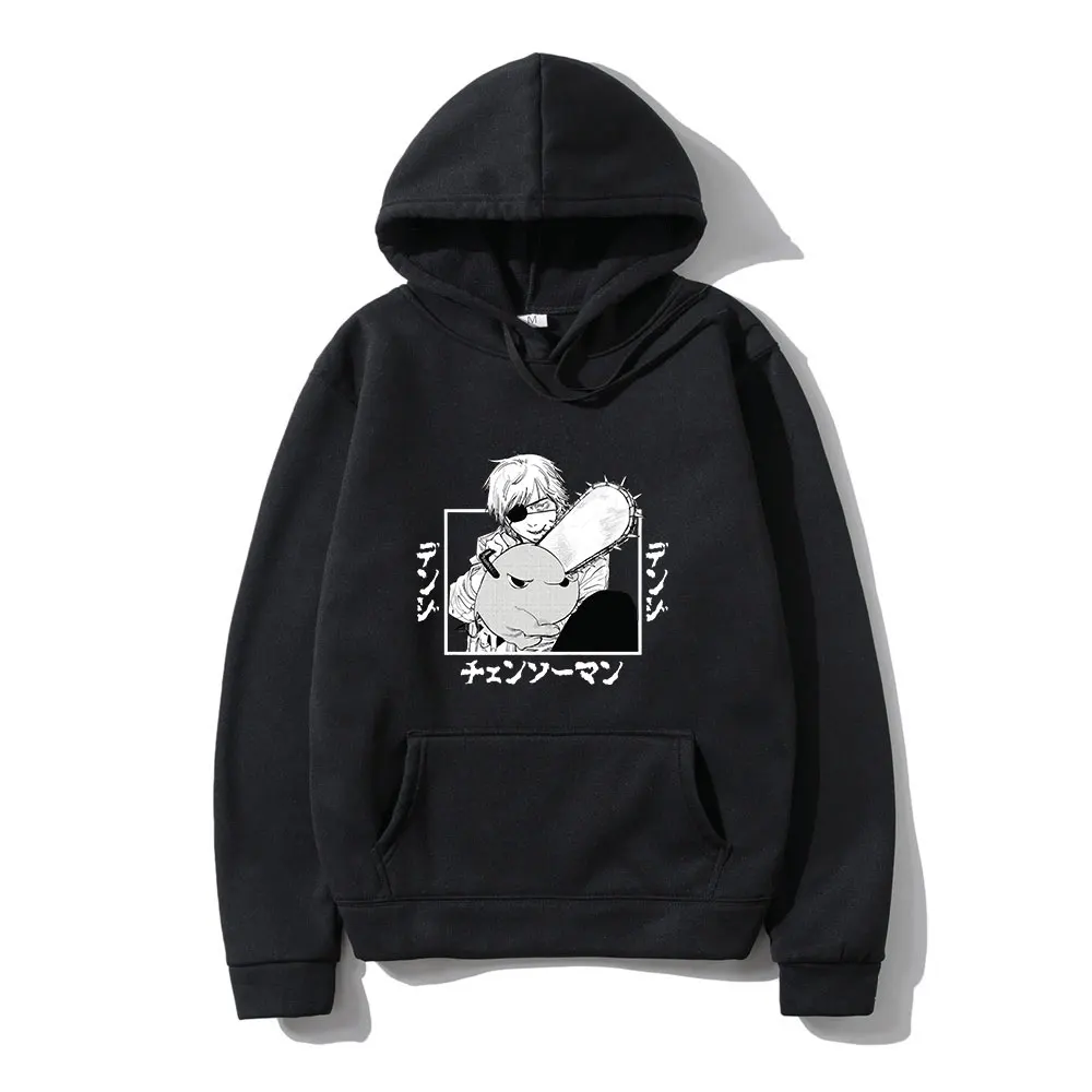 

2021 Hot Sale Chainsaw Man Denji Pochita Manga Hoodies Fashion Funny Design Wears New Style Long-sleeved Oversize Casual Hoodies