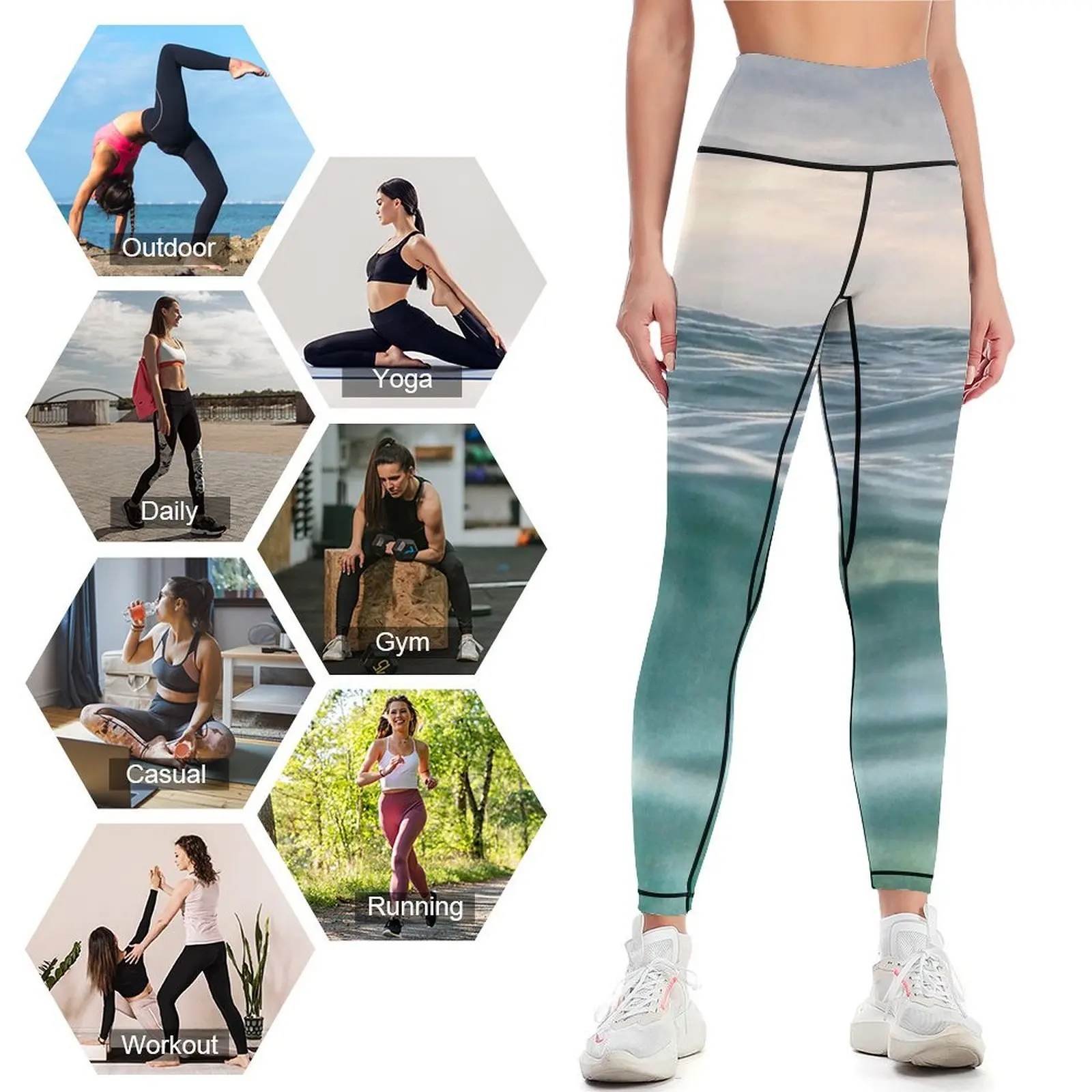 Мягкие и мечтательные натуральные Волшебная морская картина воды в природе.